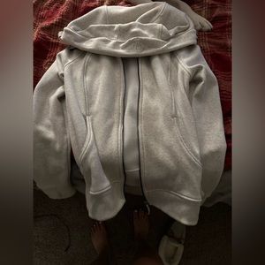 Scuba Hoodie Plush Heathered White